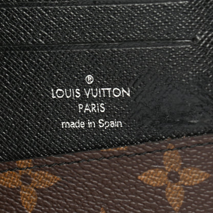 Louis Vuitton Monogram Macassar Vertical Zippy Wallet 6 of 6