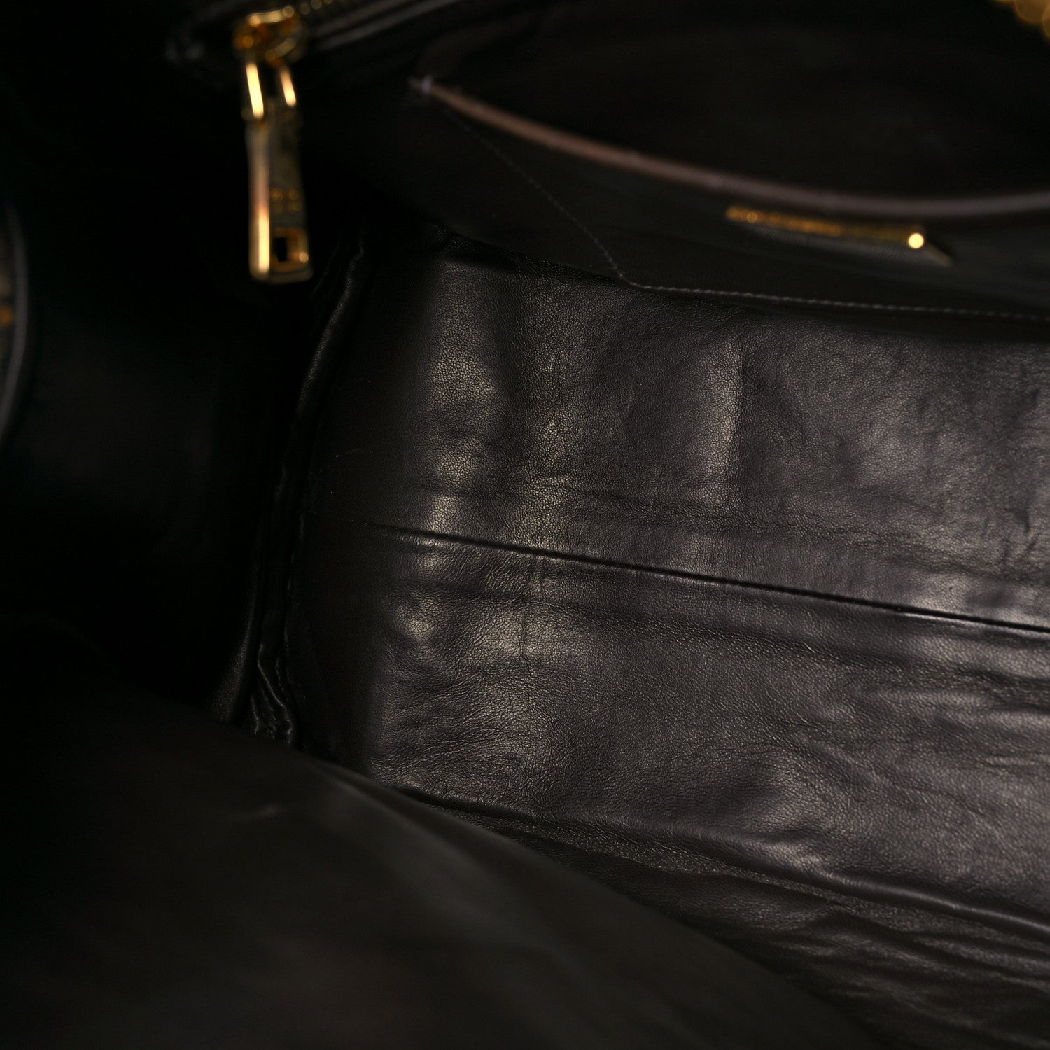 Prada Tessuto Tweed Vitello Bowling Bag Cacao Knicker 11 of 22
