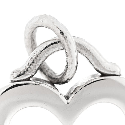 Tiffany Sterling Silver Large Heart Key Pendant 4 of 4