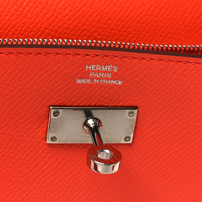 Hermes Epsom Kelly Longue Wallet Orange 6 of 9
