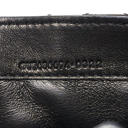 Saint Laurent Lambskin Quilted Monogram Large Gabbie Flap Wallet Black 7 of 11