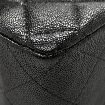 Chanel Caviar Quilted Mini Top Handle Rectangular Flap Black 13 of 14