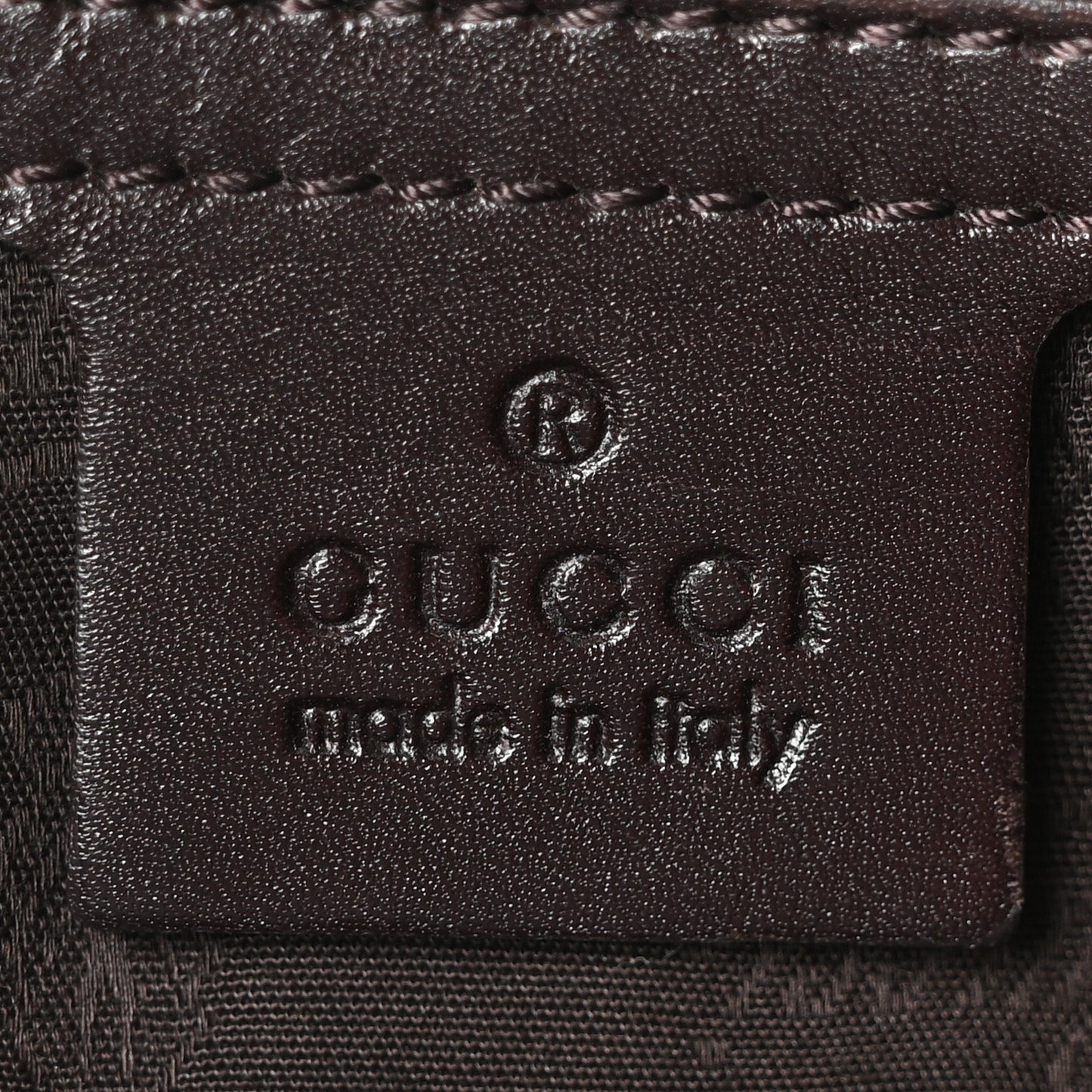 Monogram Medium Twins Tote Dark Brown