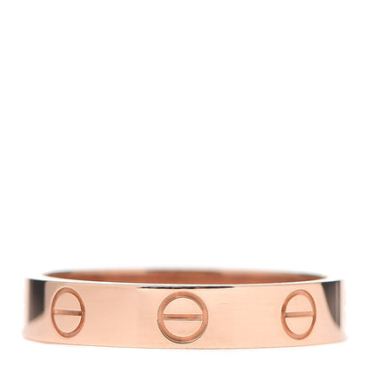 Cartier 18K Pink Gold 3.5mm LOVE Wedding Band Ring 52 6 3 of 6