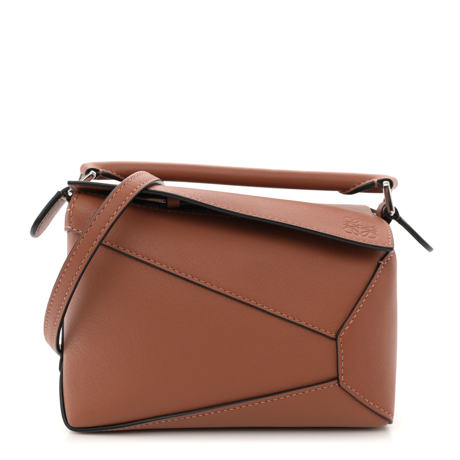 Loewe Calfskin Mini Puzzle Edge Bag Tan 1 of 11