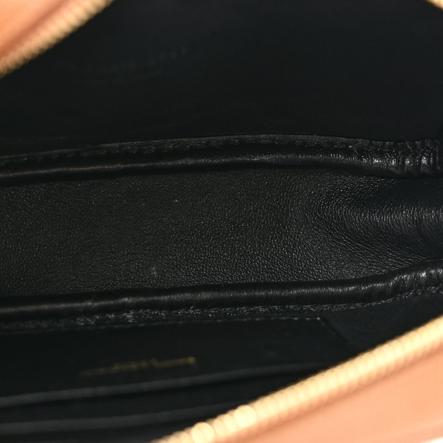 Grain De Poudre Matelasse Monogram Mini Lou Camera Bag Dark Natural