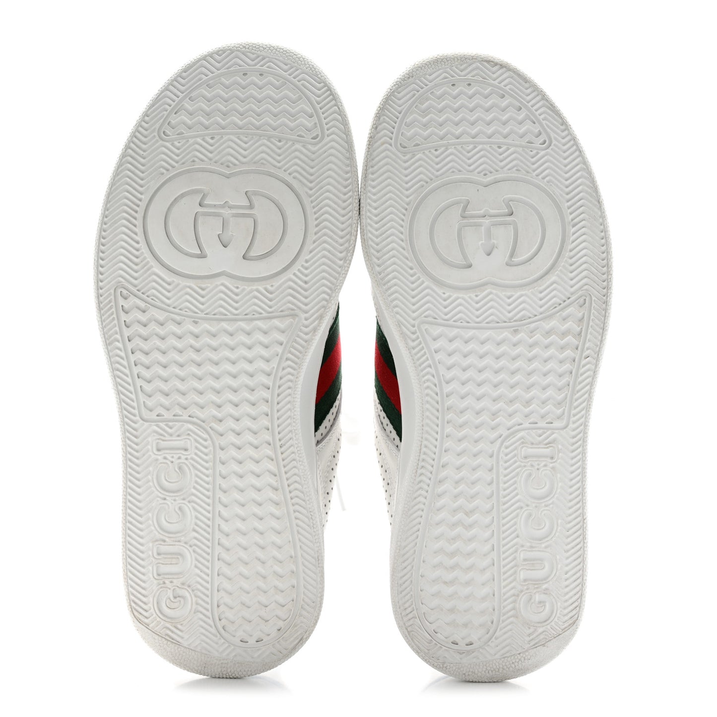 Calfskin Web Perforated Womens Platform 55mm Sneakers 38.5 White Bright Splash