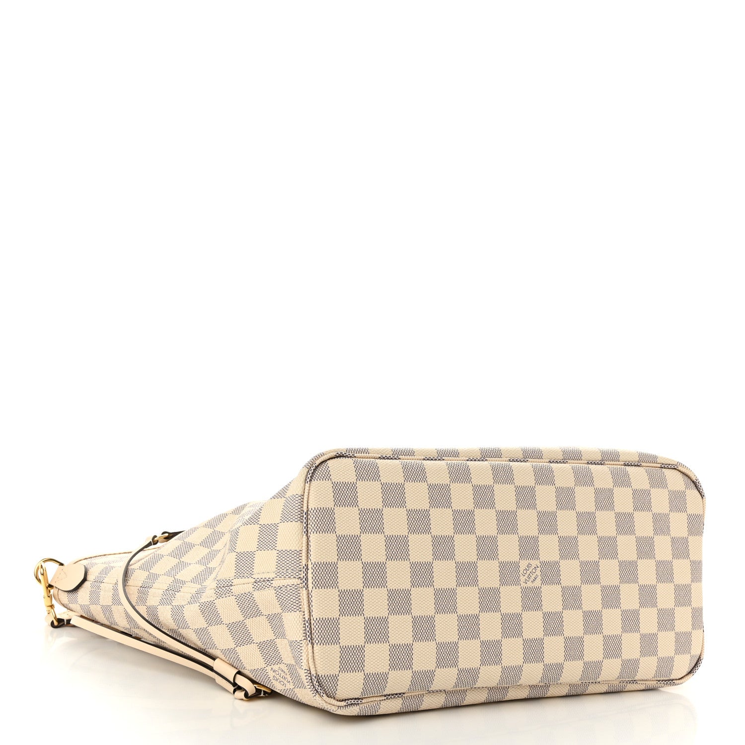 Louis Vuitton Damier Azur Braided Neverfull MM Pink 4 of 9