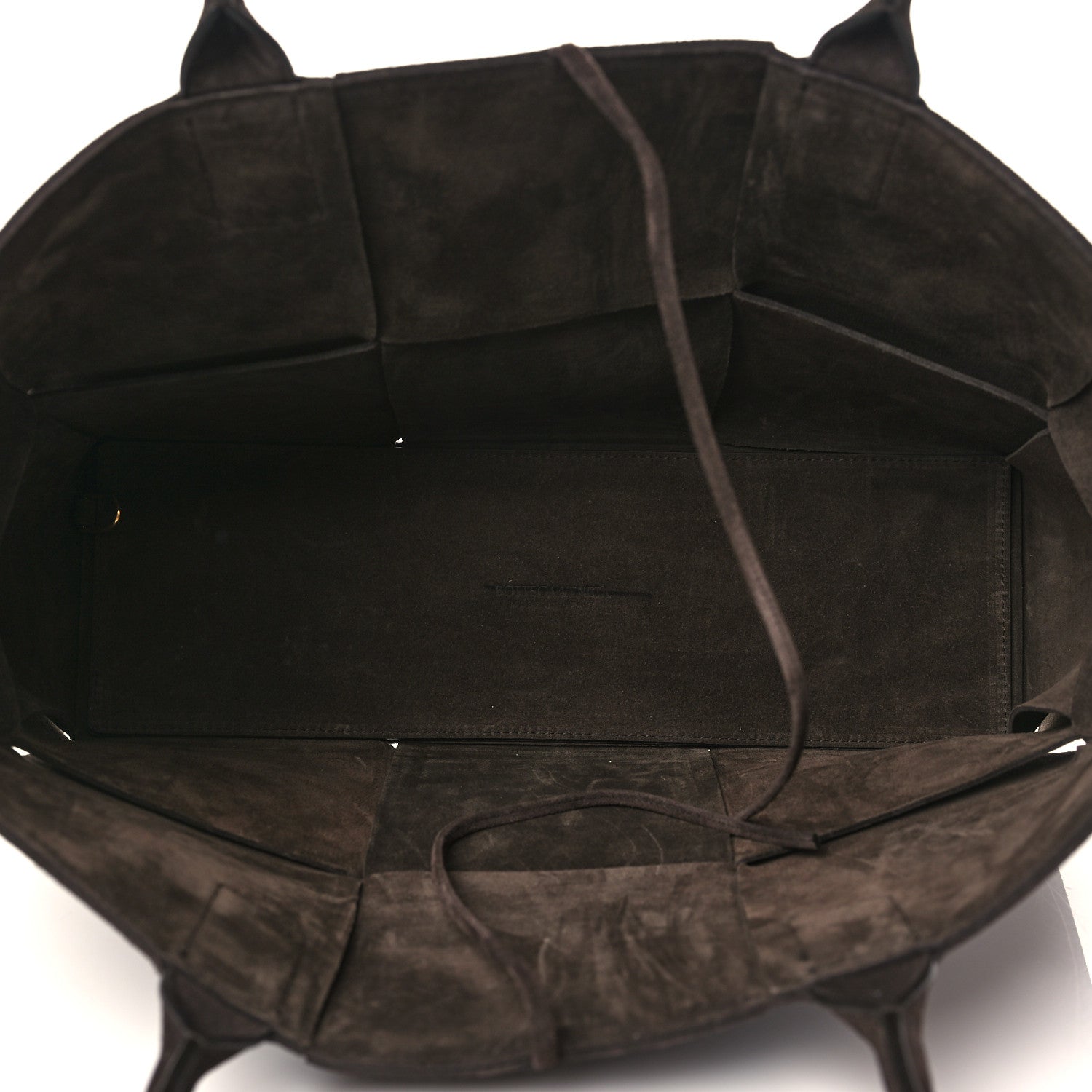 Bottega Veneta Suede Maxi Intrecciato Arco Tote Fondente 6 of 10