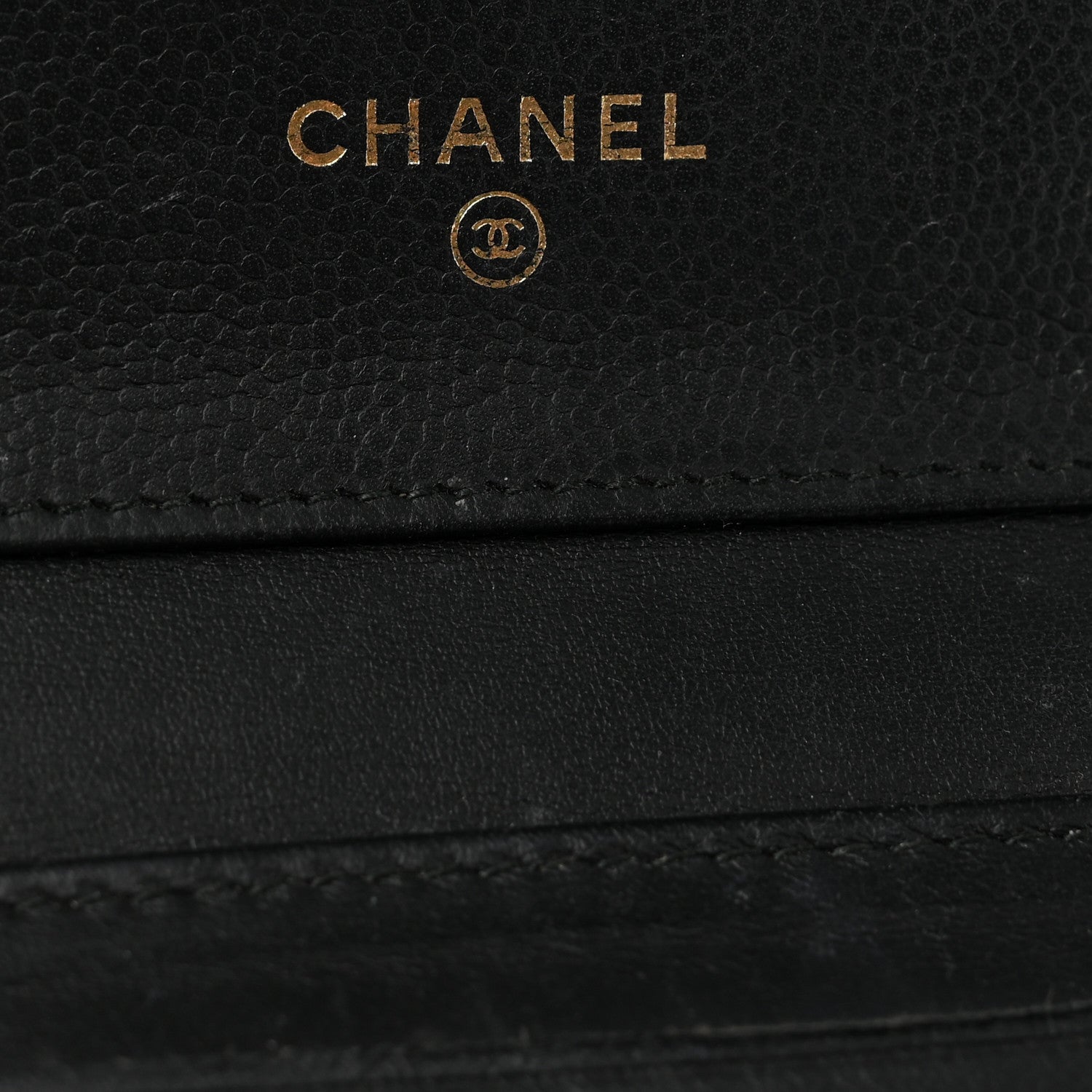 Chanel Caviar Quilted Compact Boy Wallet Black 6 of 9