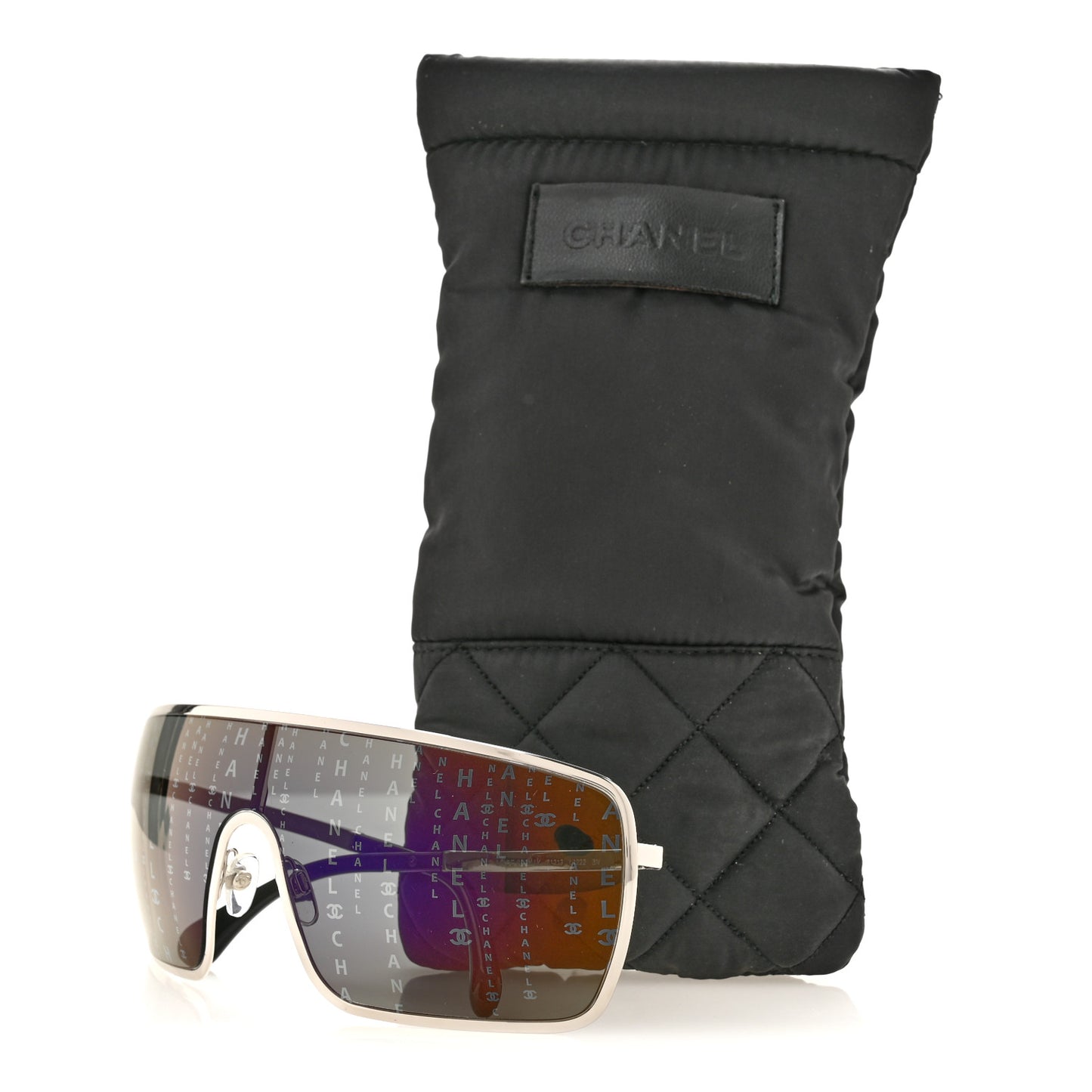 Metal Shield Runway Sunglasses 71213 Black