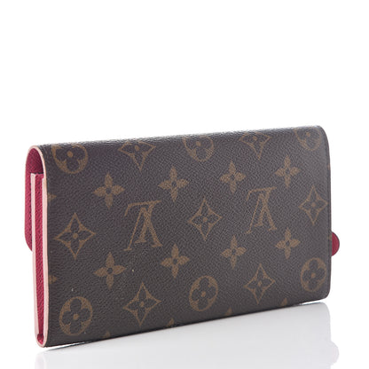 Louis Vuitton Monogram Bloom Flower Emilie Wallet 2 of 6
