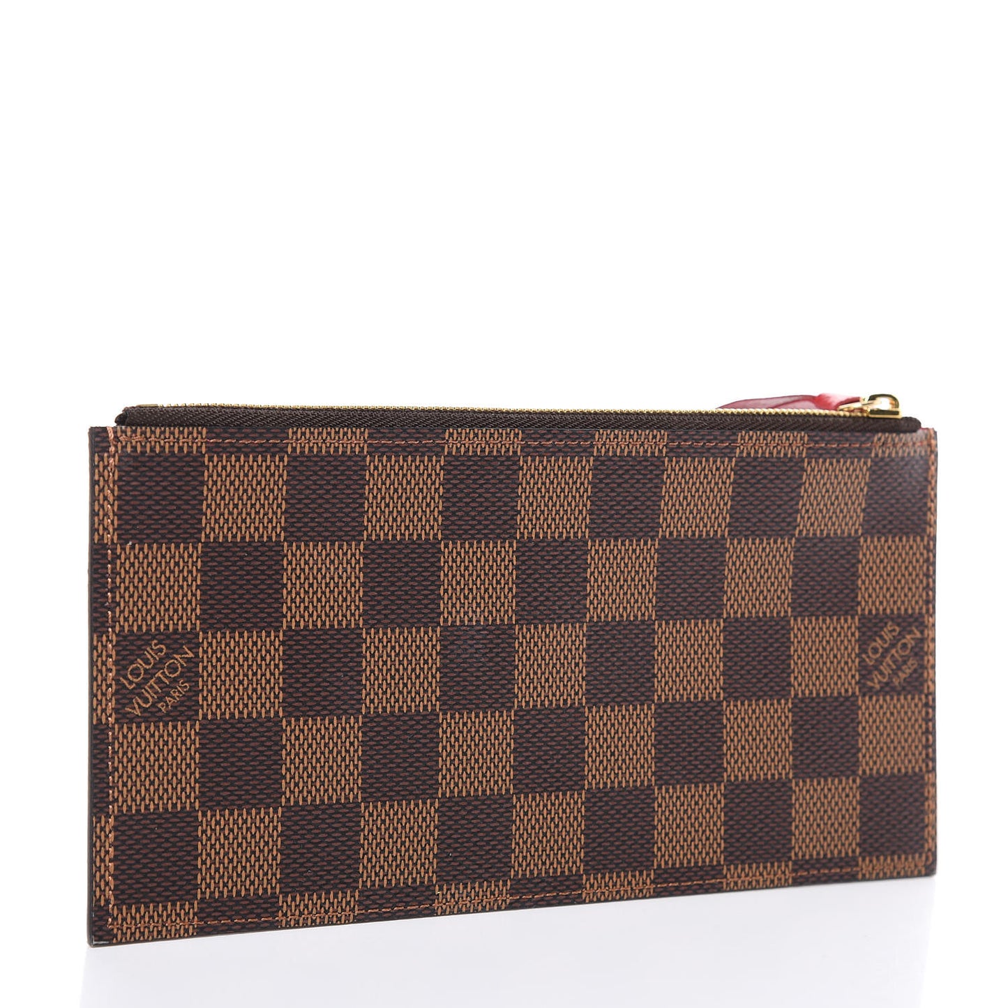 Damier Ebene Felicie Chain Wallet Zippered Insert