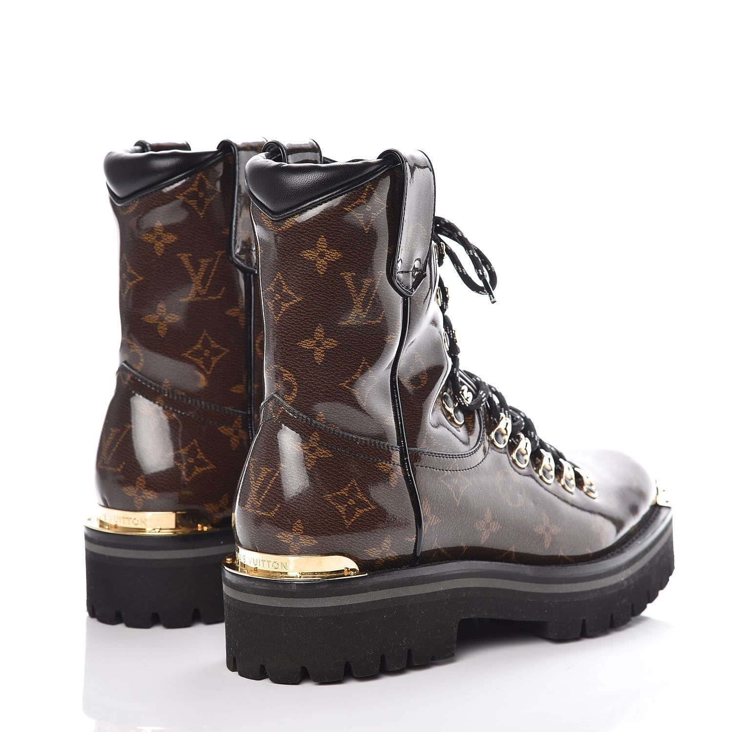 Louis Vuitton Monogram Glaze Mens Outland Ankle Boots 7.5 Ebene 4 of 8