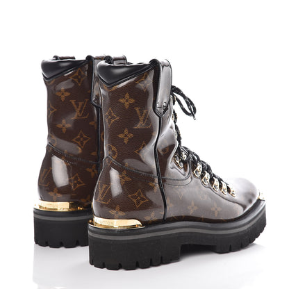 Louis Vuitton Monogram Glaze Mens Outland Ankle Boots 7.5 Ebene 4 of 8