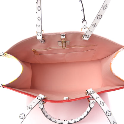Louis Vuitton Monogram Giant Onthego GM Rouge Rose 7 of 11