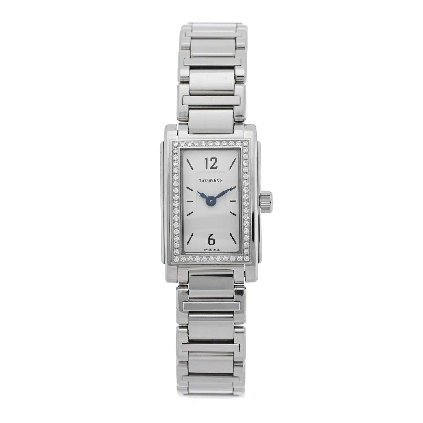 Stainless Steel Diamond Bezel 18mm Grand Resonator Quartz Watch