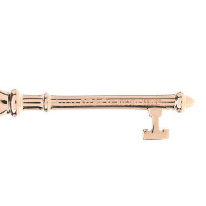 Tiffany 18K Rose Gold Diamond Atlas Key Pendant 4 of 4