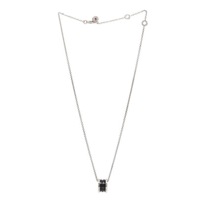 Bulgari Sterling Silver Ceramic Save The Children Pendant Necklace 3 of 6