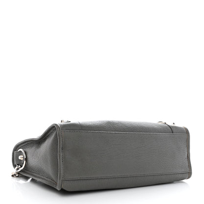 Balenciaga Chevre Silver Metallic Edge Hardware S City Gris Acier 5 of 10
