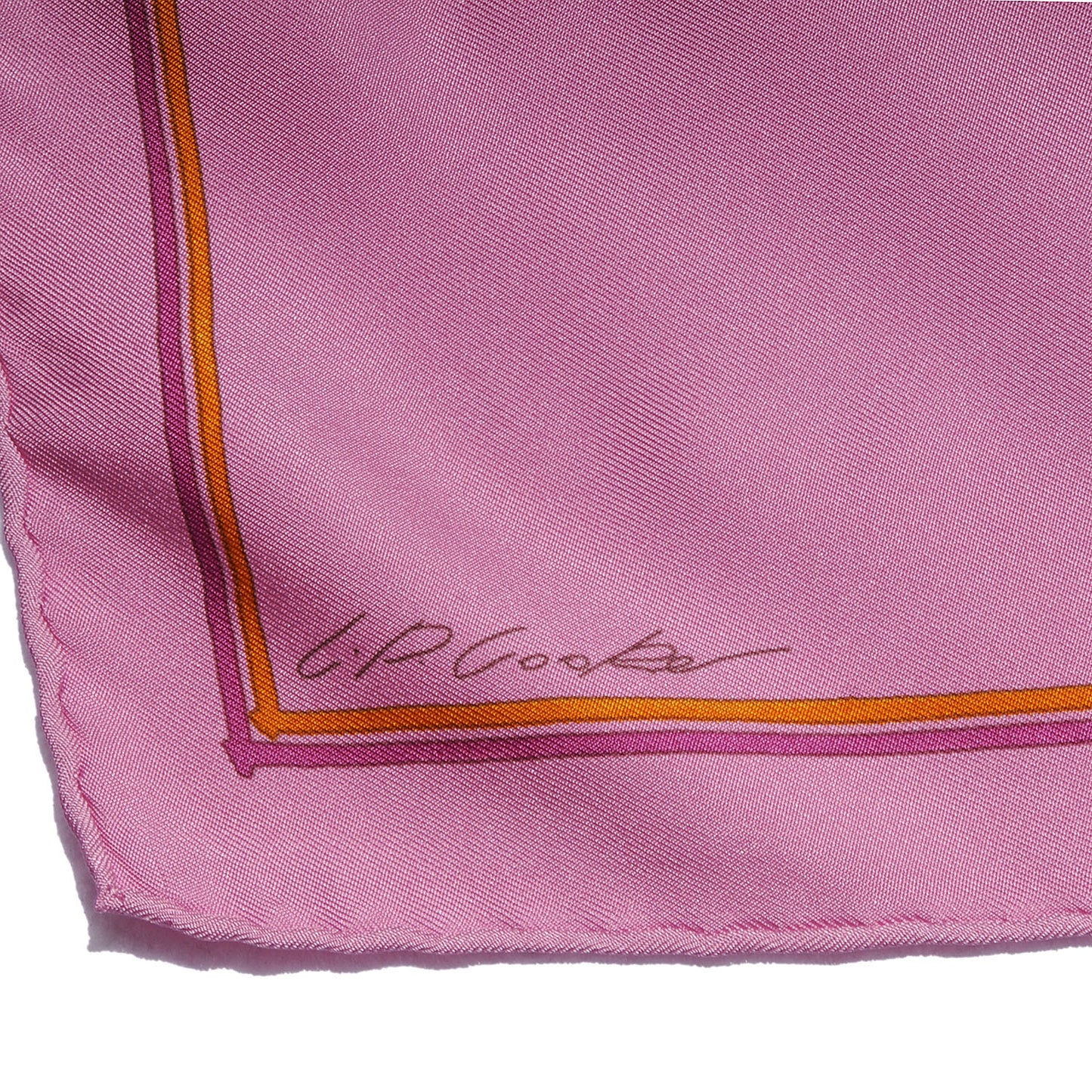 Silk I Like Flowers Scarf 90 Rose Buvard