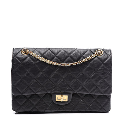 Chanel Aged Calfskin Quilted 2.55 Reissue 226 Flap Black 1 of 10