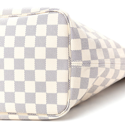 Louis Vuitton Damier Azur Neo Neverfull MM Rose Ballerine 9 of 10
