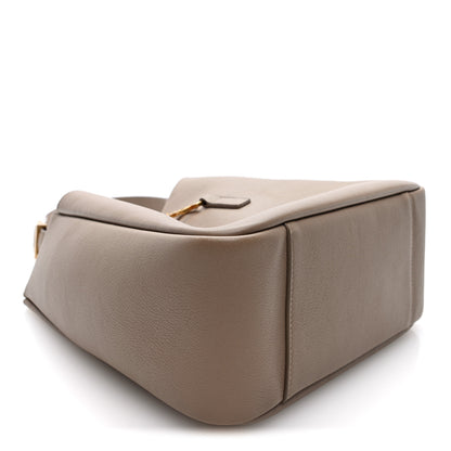 Saint Laurent Smooth Calfskin Small Le 5 A 7 Soft Hobo Dusty Grey 4 of 9