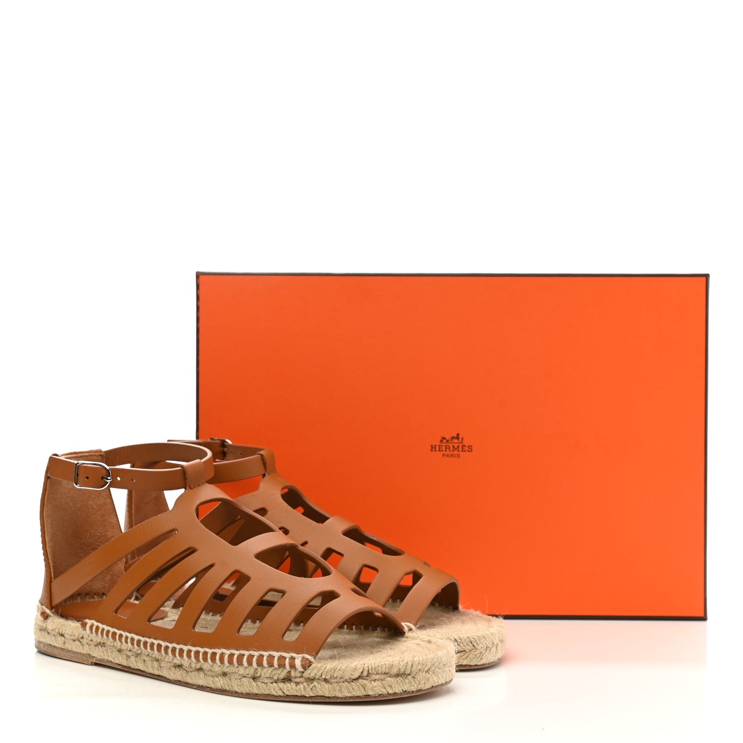 Calfskin Costanza Espadrille Sandals 36 Beige Dore