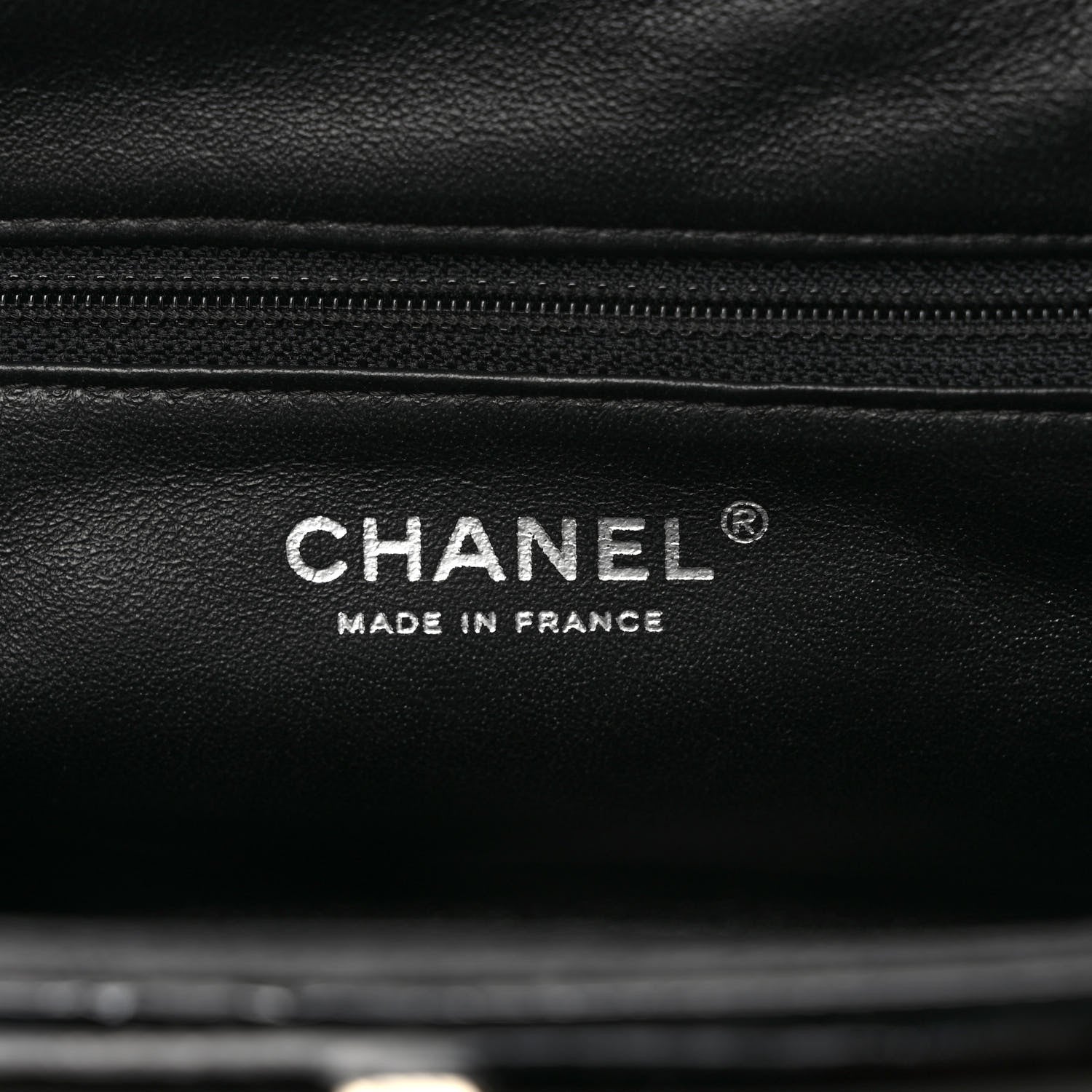 Chanel Distressed Patent Quilted Timeless Clutch Black 6 of 6