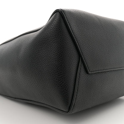 Celine Soft Grained Calfskin Small Sangle Bucket Bag Black 8 of 9