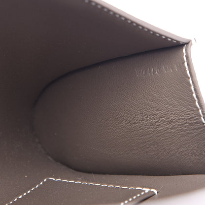 Hermes Lizard Egee Clutch Ficelle 7 of 10