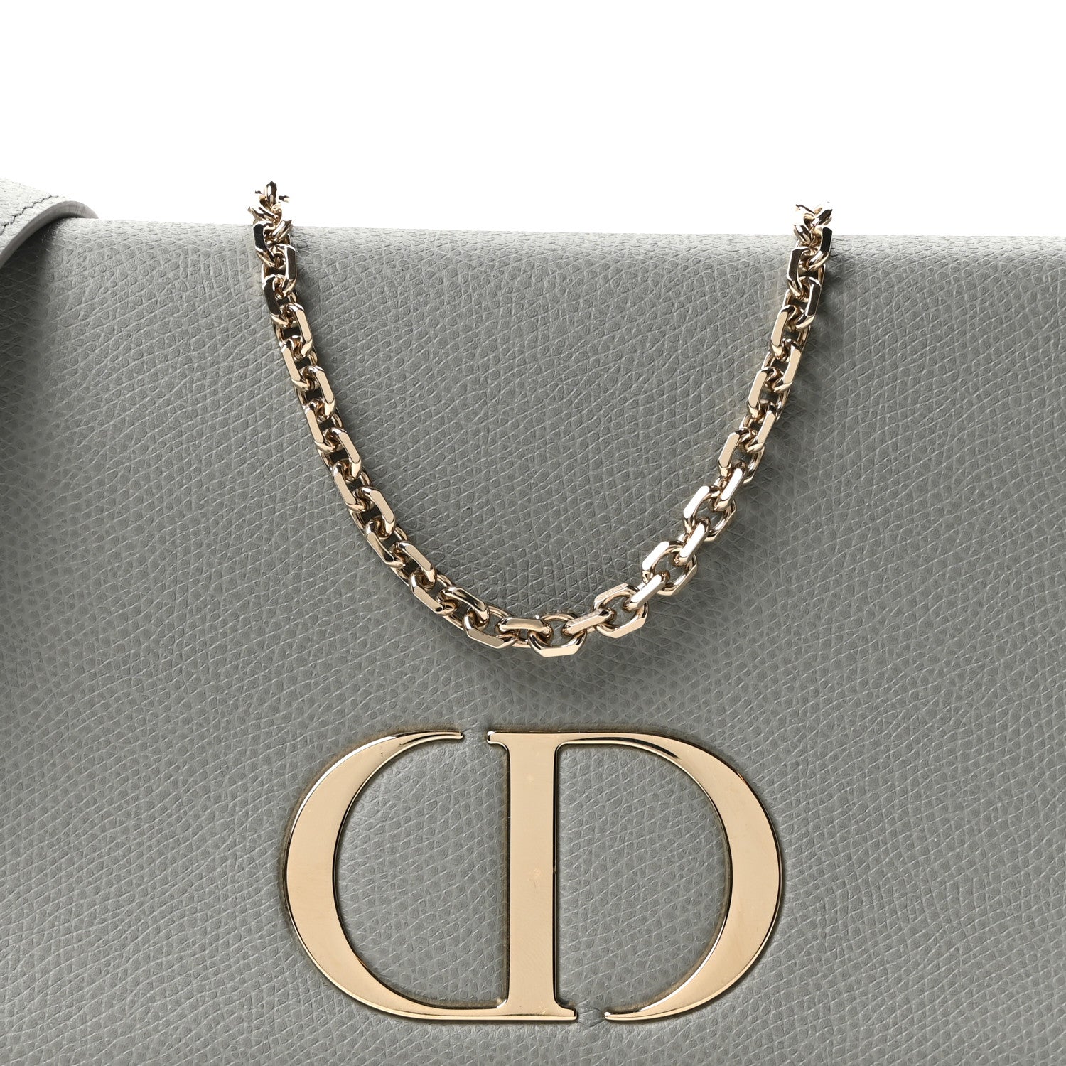 Christian Dior Calfskin 30 Montaigne 2 in 1 Pouch Grey 8 of 10