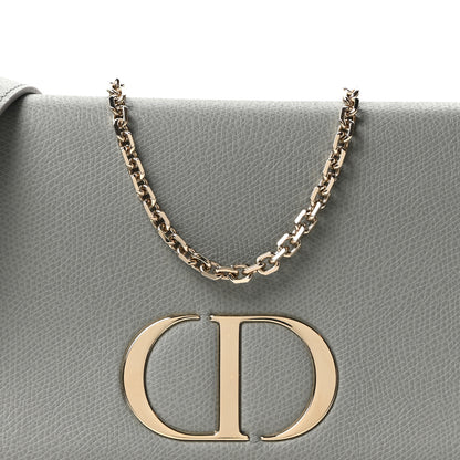 Christian Dior Calfskin 30 Montaigne 2 in 1 Pouch Grey 8 of 10
