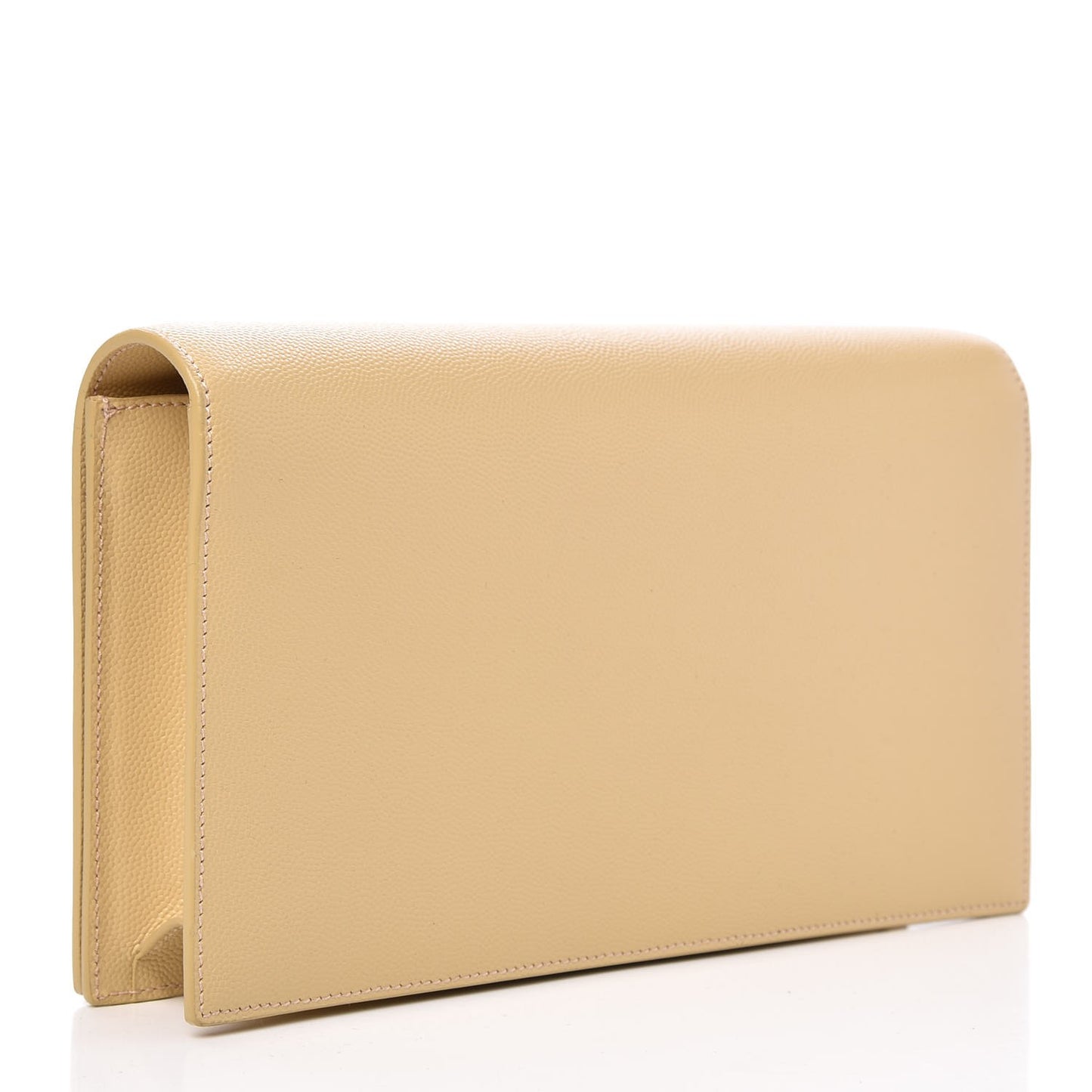 Grain De Poudre Classic Kate Monogram Clutch Nude Powder