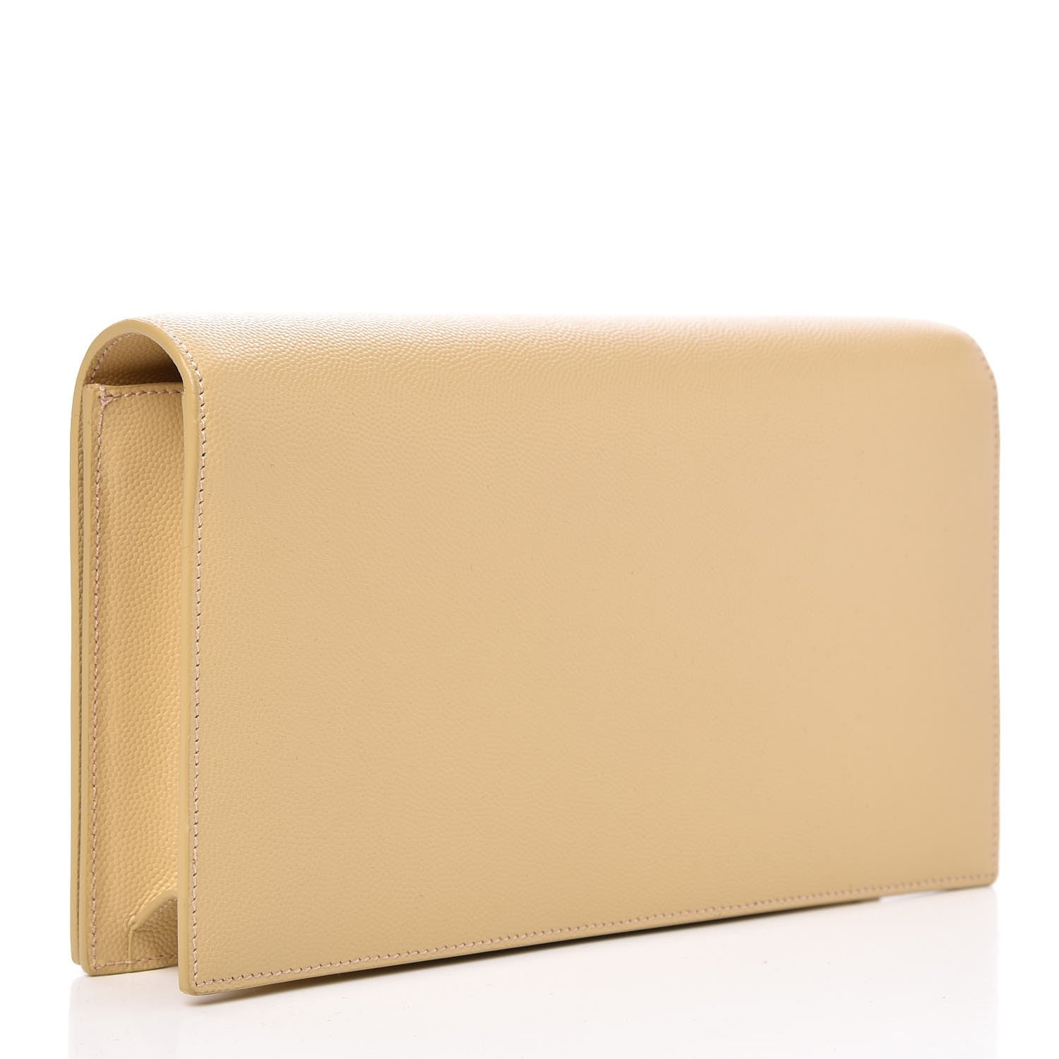 Saint Laurent Grain De Poudre Classic Kate Monogram Clutch Nude Powder 3 of 8