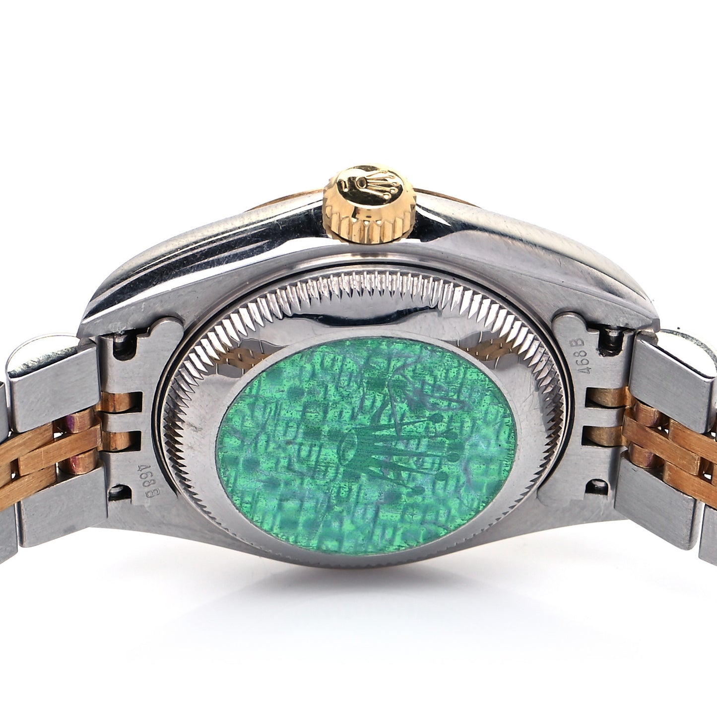 Stainless Steel 18K Yellow Gold Diamond 26mm Oyster Perpetual Datejust Watch Champagne 79173