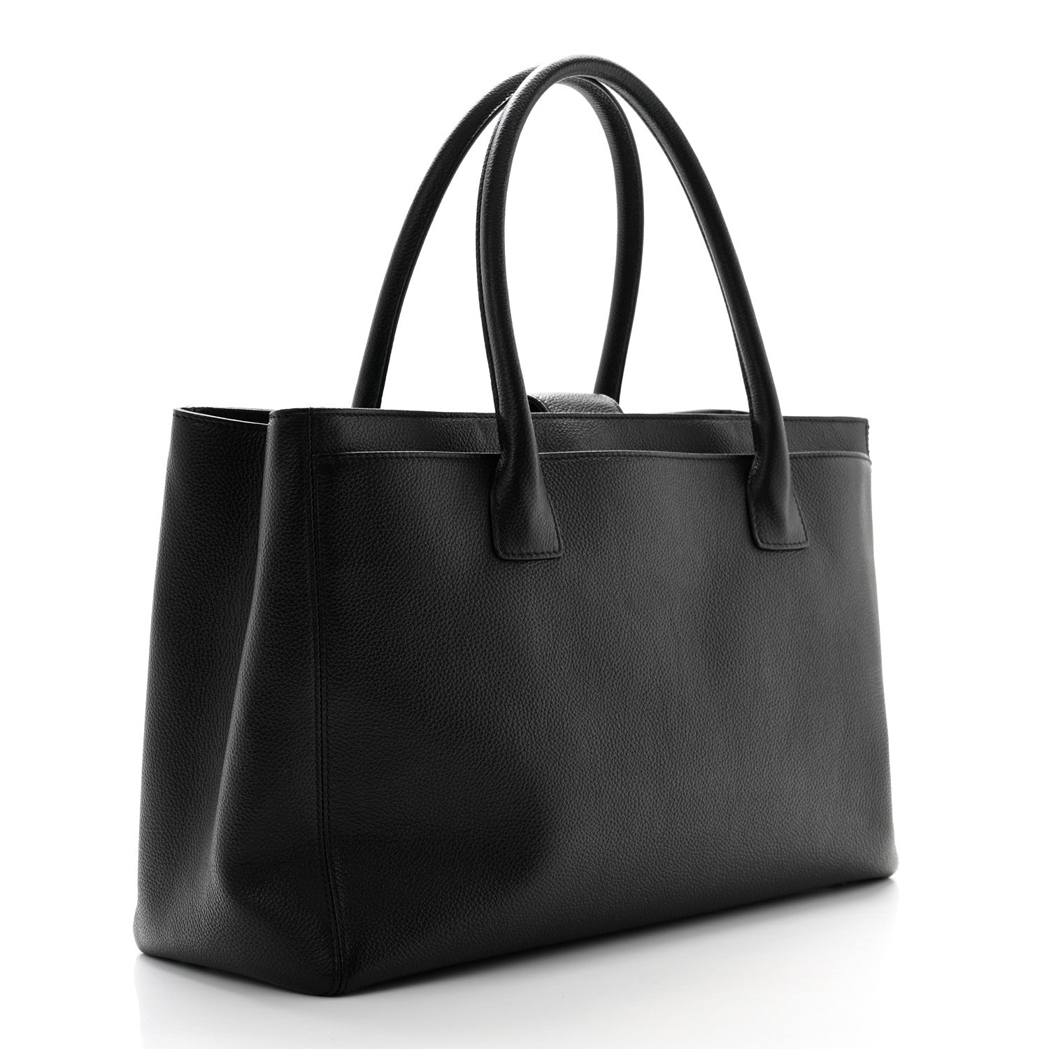 Chanel Calfskin Cerf Executive Shopper Tote Black 5 of 21