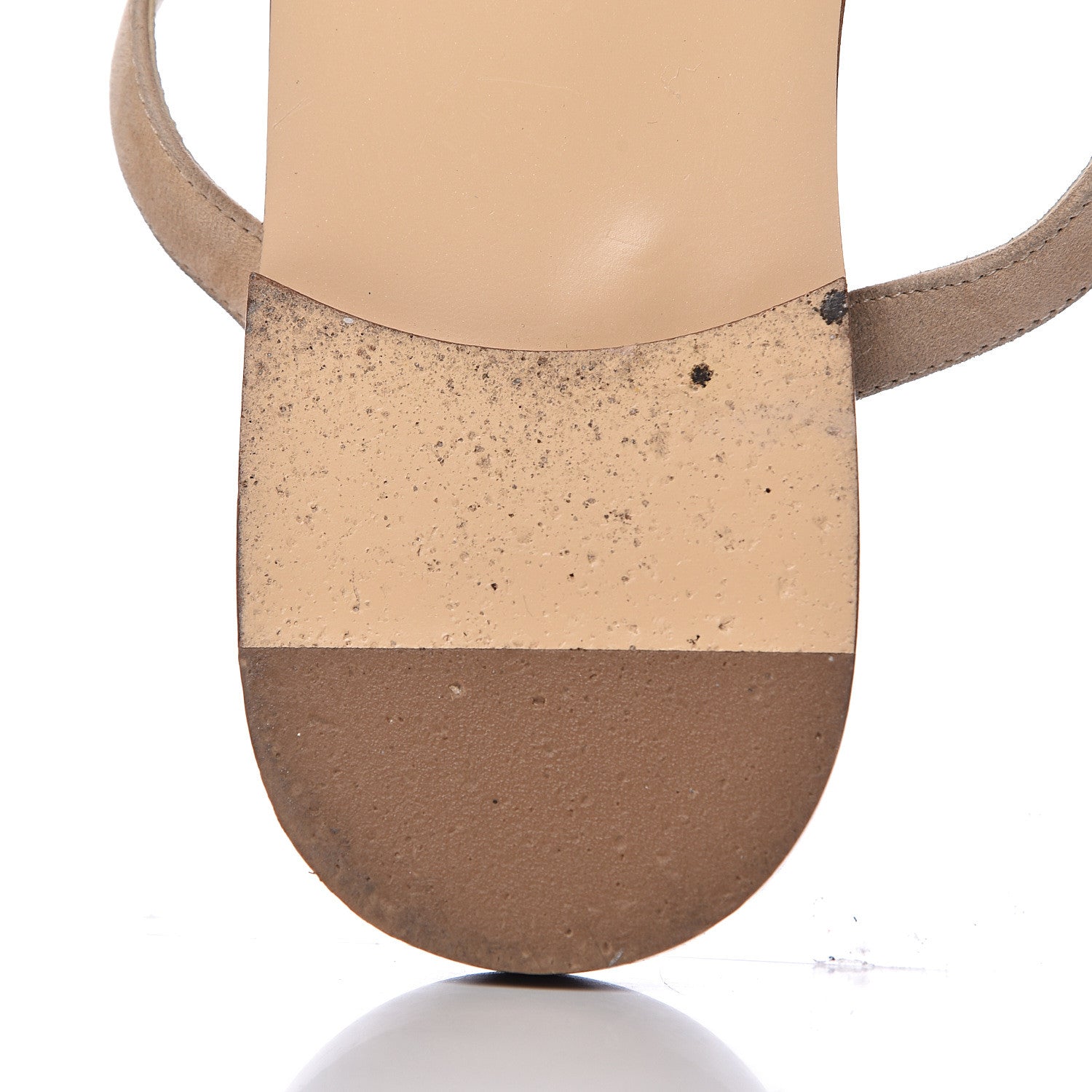 Chanel Suede Pearl Thong Sandals 39 Beige 15 of 19
