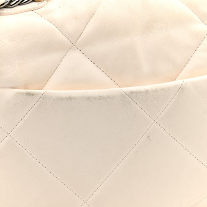 Chanel Lambskin Quilted Medium Chanel 19 Flap White 14 of 19