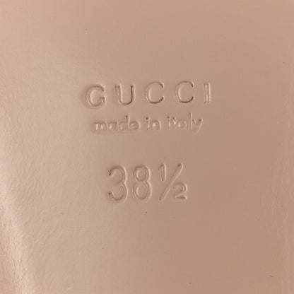 Gucci Nappa Charlotte Double G Marmont Thong Sandals 38.5 Mystic White 8 of 11