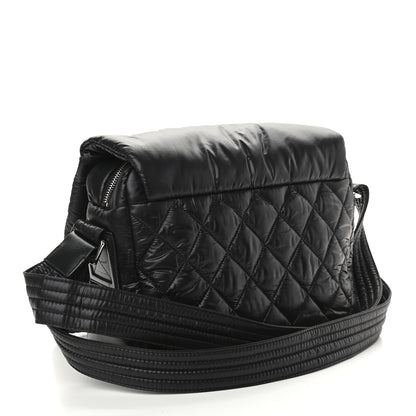 Chanel Nylon Small Coco Cocoon Messenger Bag Black 3 of 9
