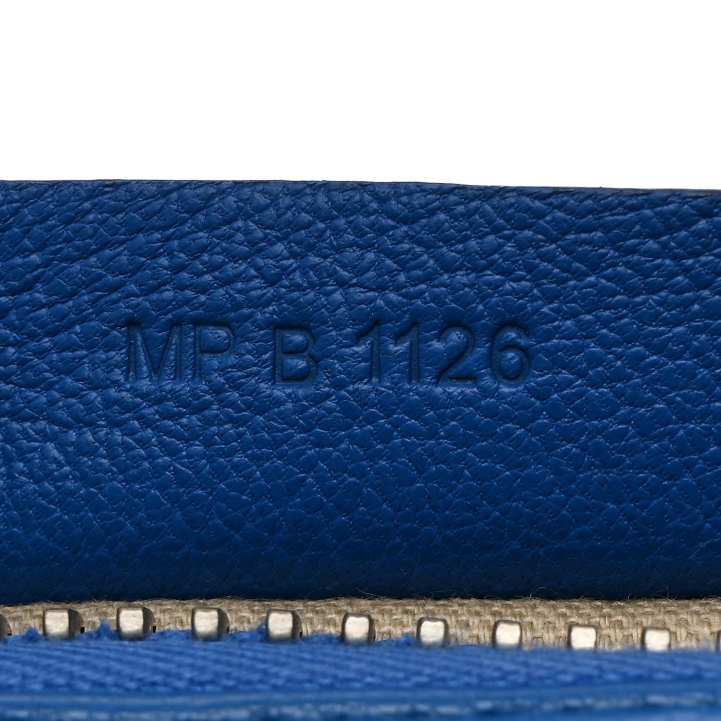 Sugar Goatskin Mini Antigona Indigo Blue