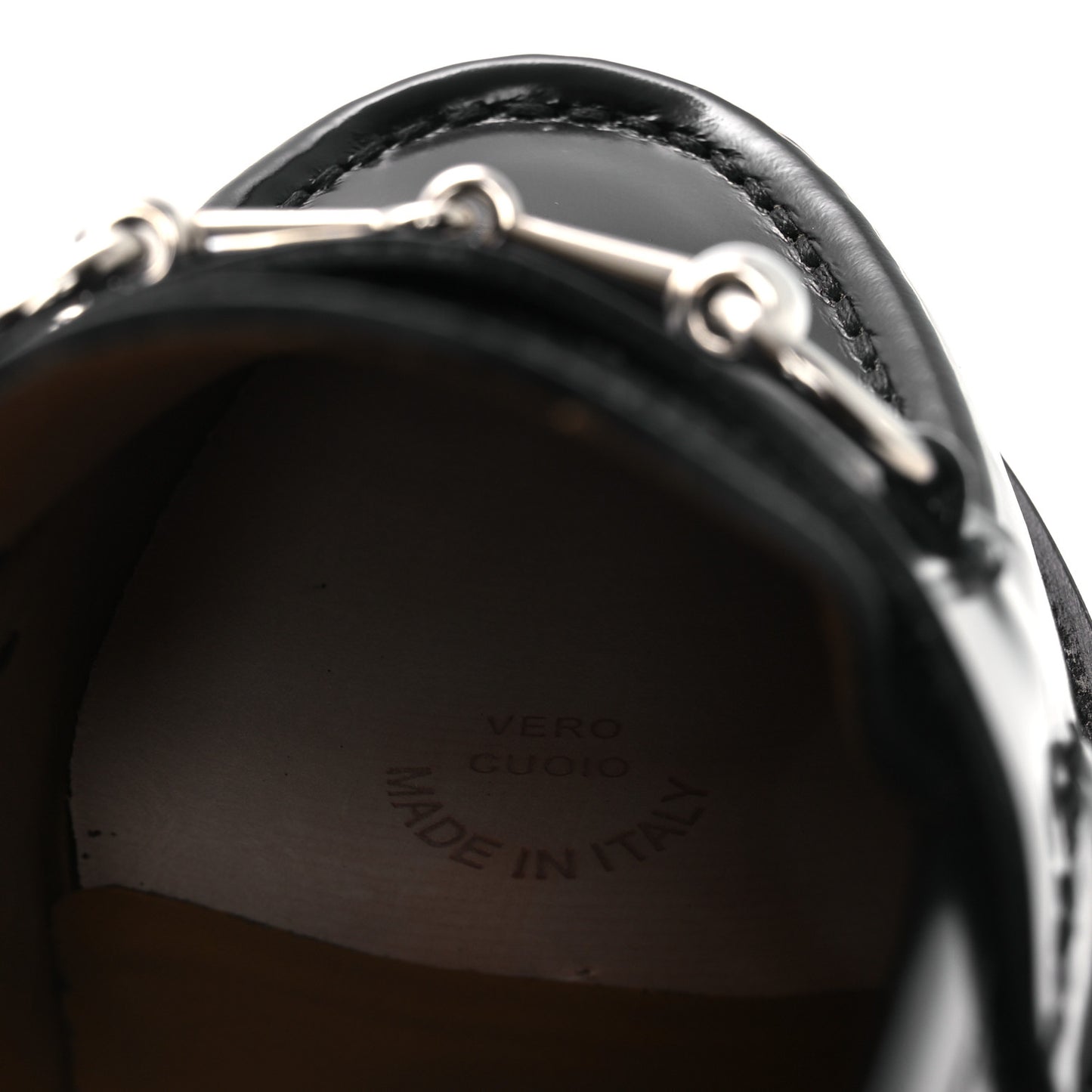 Cordovan Lux Womens Horsebit 45mm Platform Loafers 37.5 Black