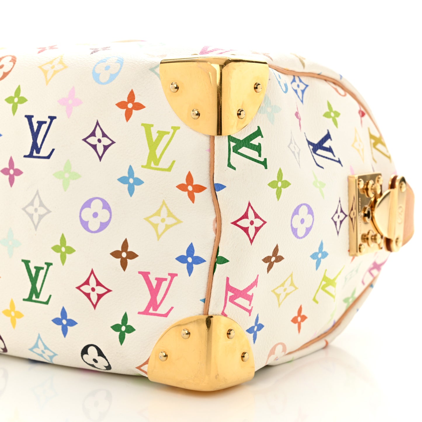 Monogram Multicolor Speedy 30 White