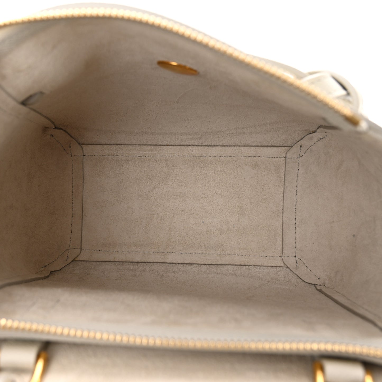 Grained Calfskin Nano Belt Bag Chalk