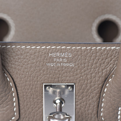 Hermes Togo Birkin 25 Etoupe 22 of 35