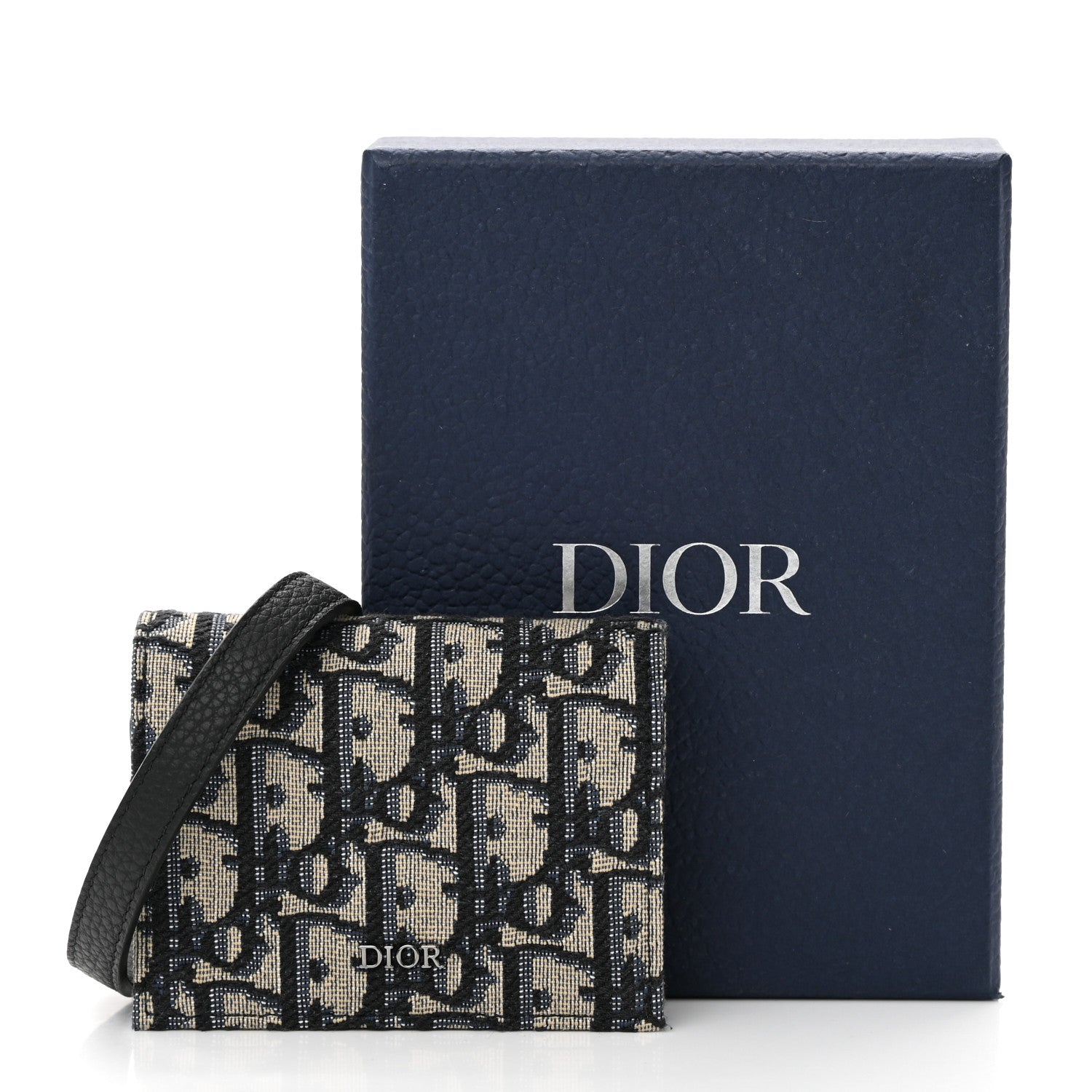 Christian Dior Oblique Nano Strap Pouch Blue 11 of 11