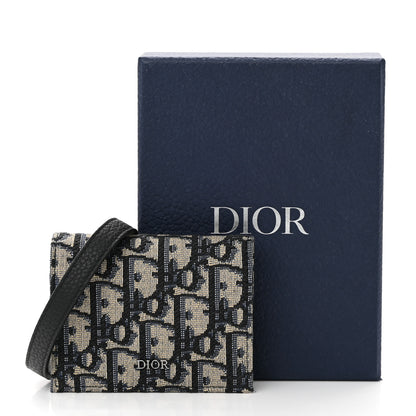 Christian Dior Oblique Nano Strap Pouch Blue 11 of 11