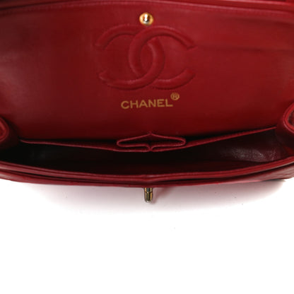 Chanel Lambskin Quilted Small Double Flap Red 5 of 17